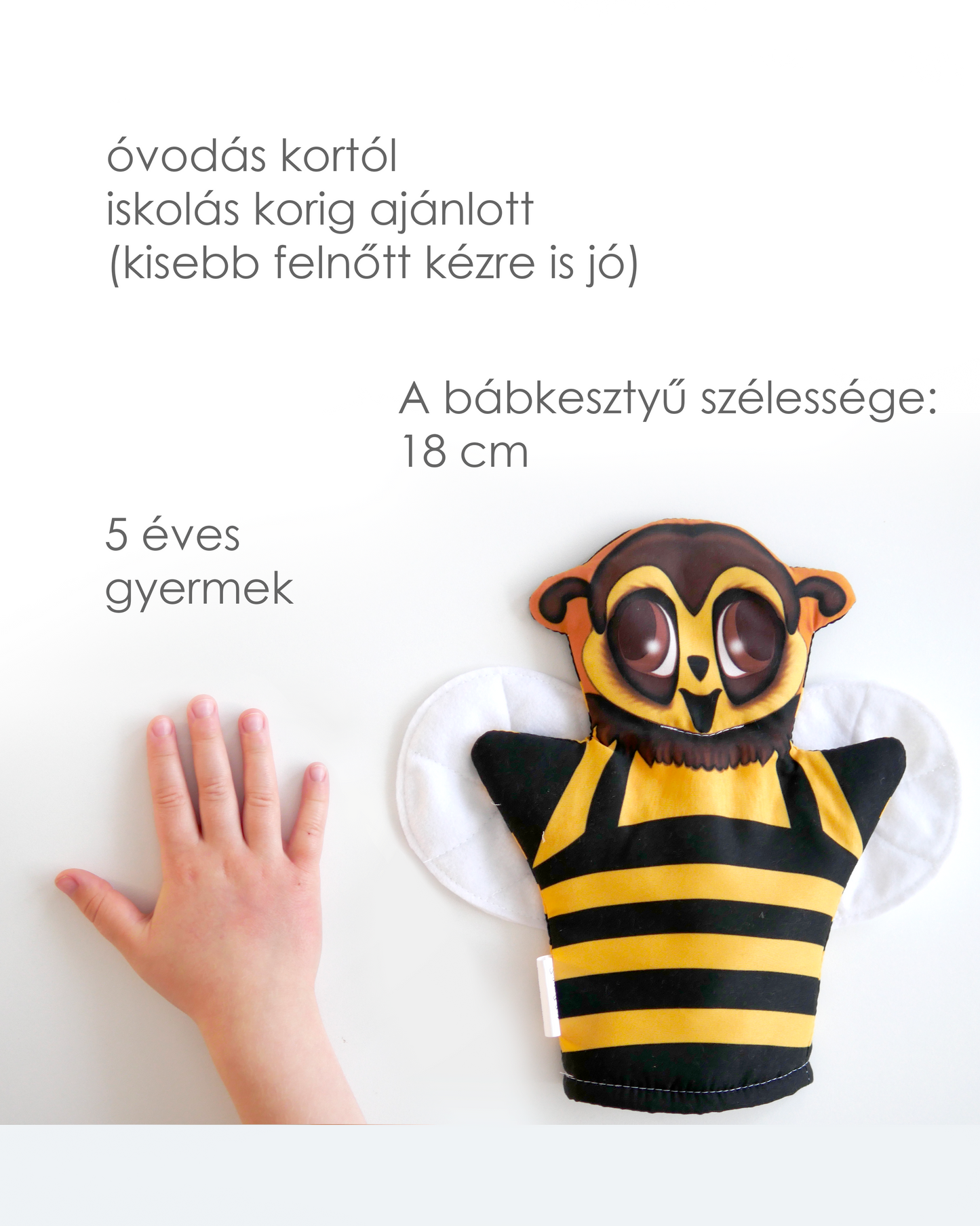 Méhecske, pillangó és szöcske bábcsomag