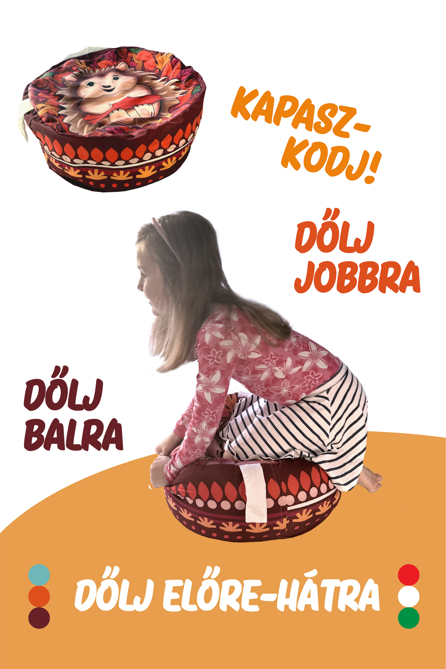 Textil zsámoly - róka