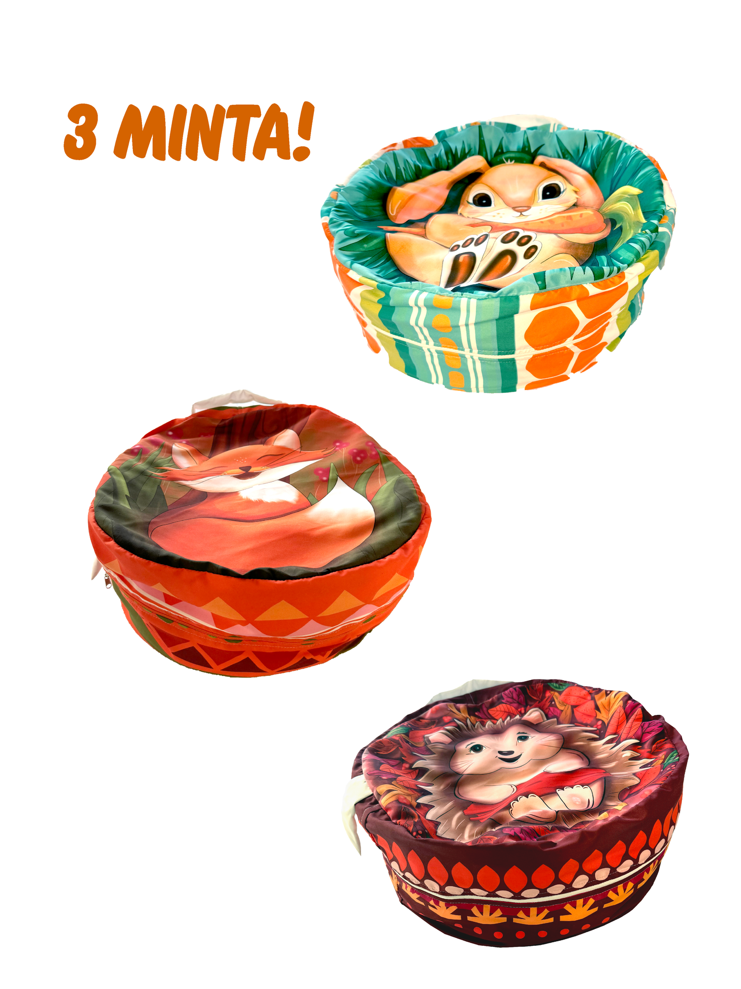 Textil zsámoly - süni