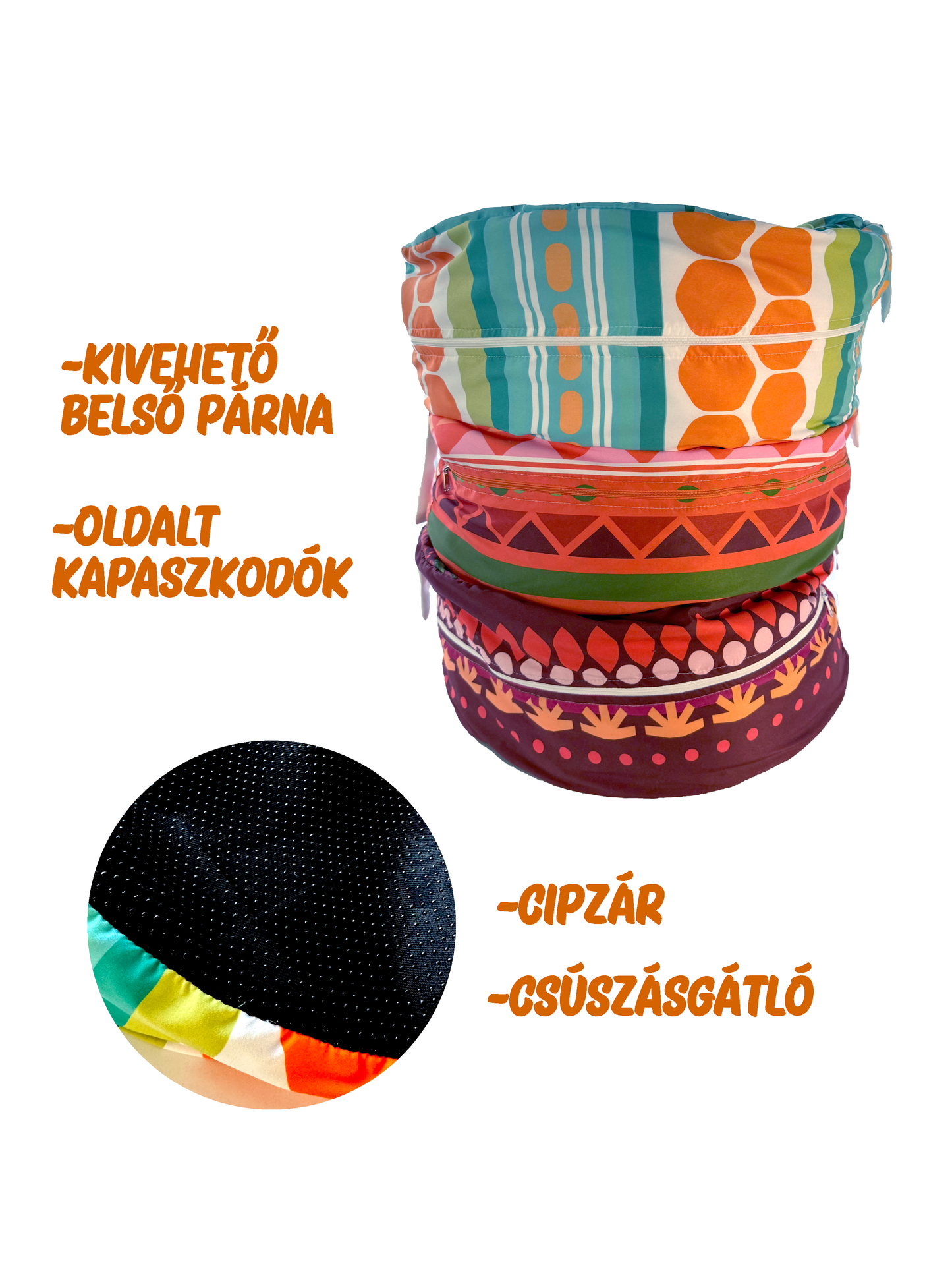 Textil zsámoly - nyuszi